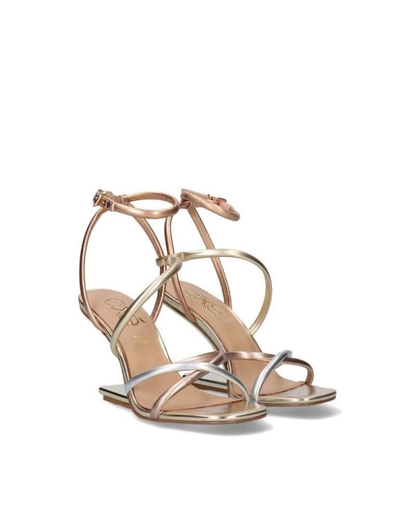 Sapatilhas de Festa Abertas Mulher Dourado MAGGIE 811