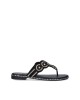 EXE Sandalias De dedo Abiertas Mujer Negro P3376 1