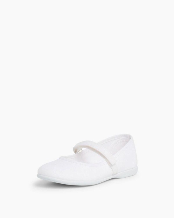 Sapatos Bailarinas Infantil Pisamonas Branco 0322