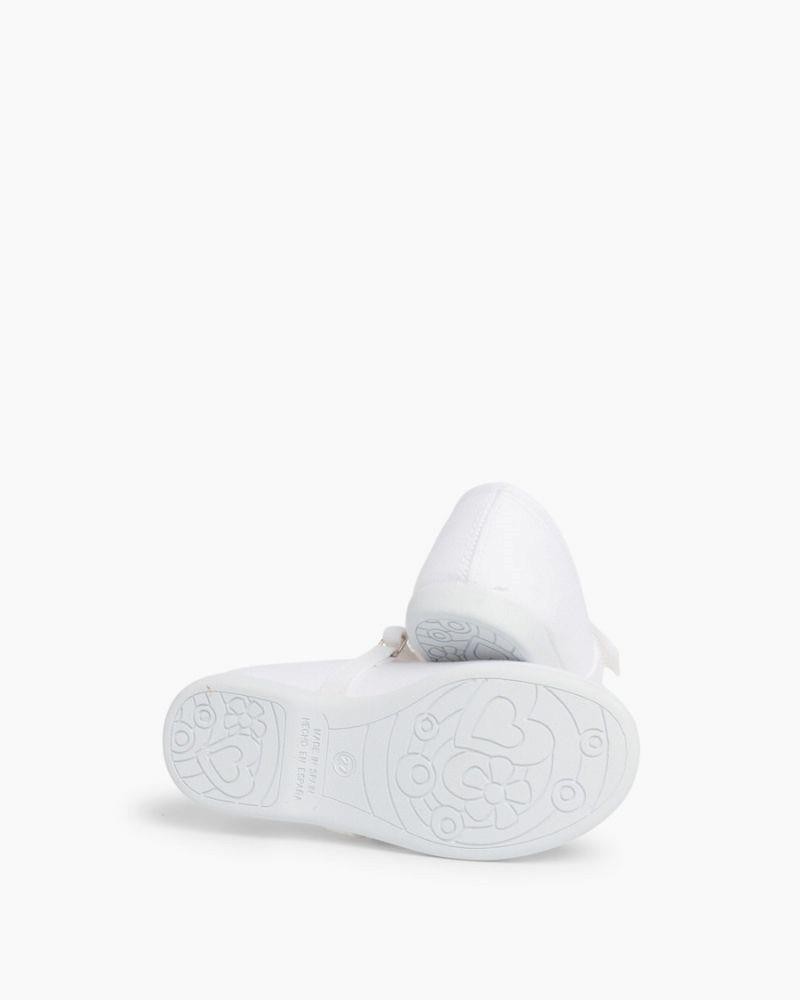 Sapatos Bailarinas Infantil Pisamonas Branco 0322