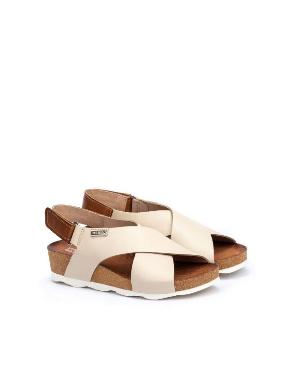PIKOLINOS Sandalias Abiertas Mujer Beige MAHON W9E 0912