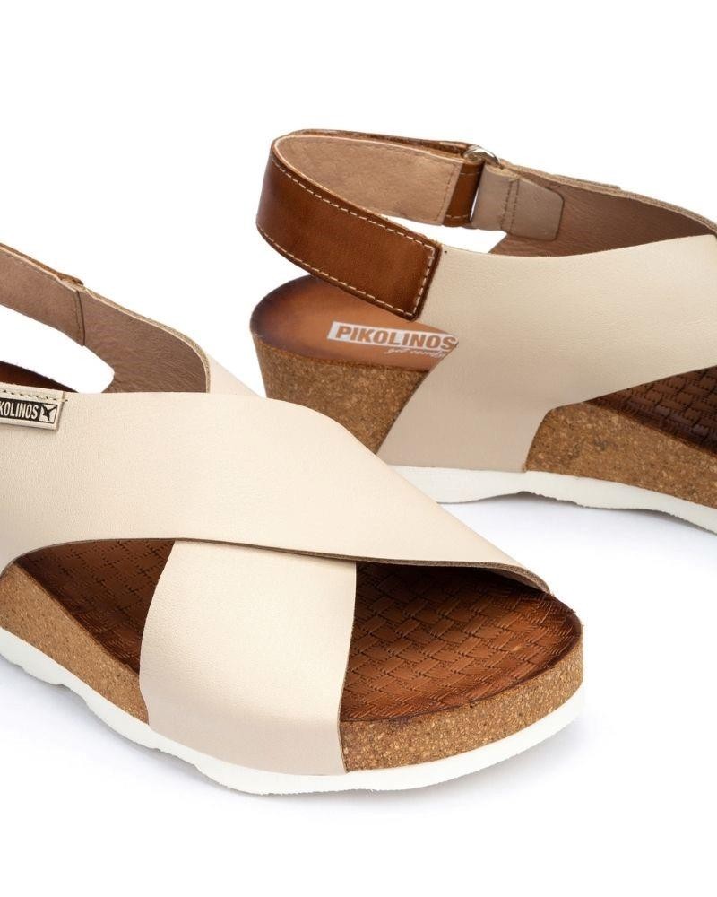 PIKOLINOS Sandalias Abiertas Mujer Beige MAHON W9E 0912