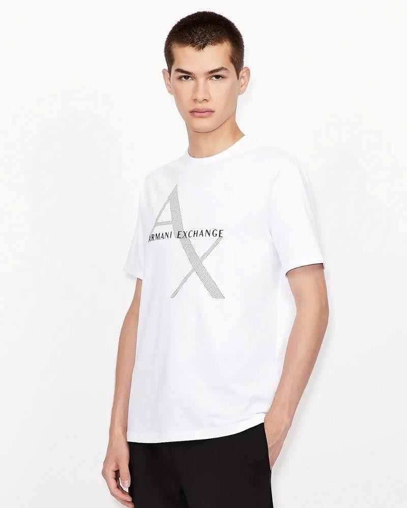 ARMANI EXCHANGE T-shirts Manga curta Homem Branco 8NZT76 Z8H4Z