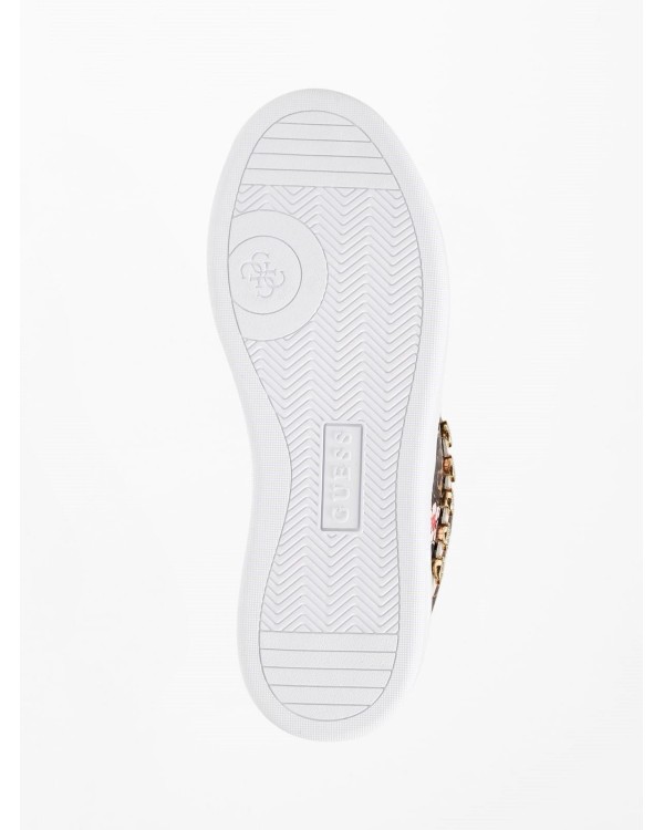 GUESS ROXO FL5RXO PEL12 Sapatilhas Baixas Mulher Castanho