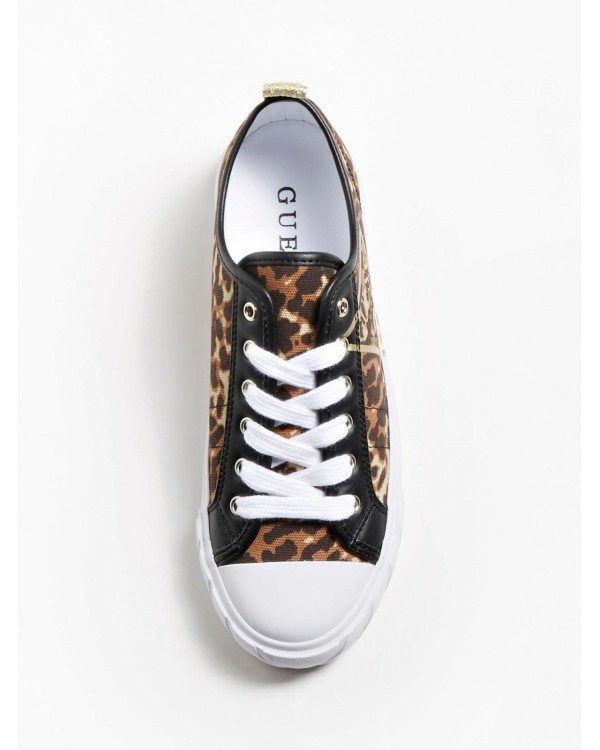 GUESS KERRIE 2 FL5K2R PEL12 Zapatillas Bajas Mujer Animal Print
