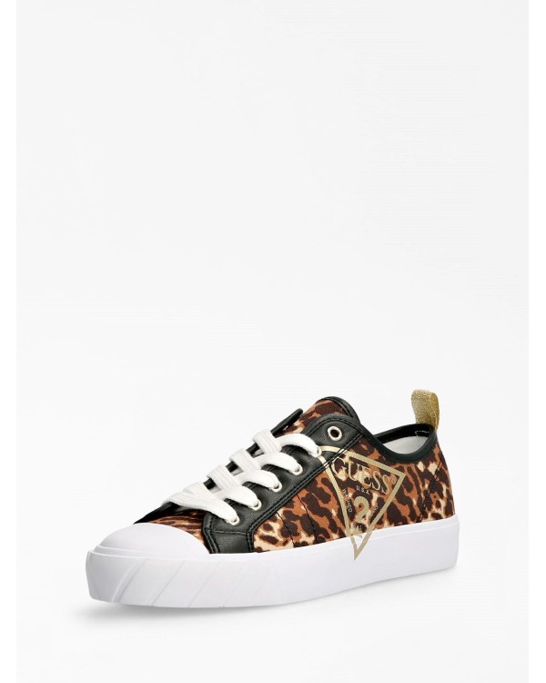 GUESS KERRIE 2 FL5K2R PEL12 Zapatillas Bajas Mujer Animal Print