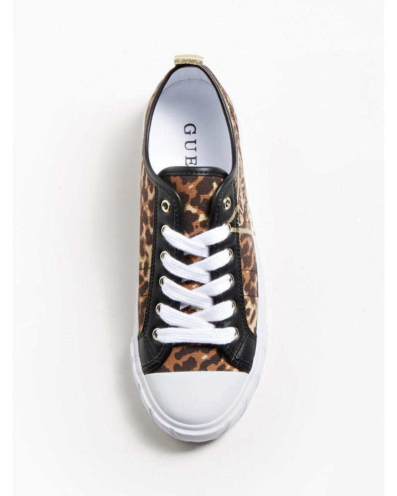 GUESS KERRIE 2 FL5K2R PEL12 Zapatillas Bajas Mujer Animal Print