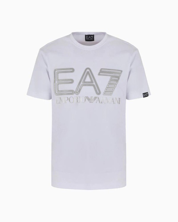 EA7 Camisetas Manga corta Hombre Blanco 3DPT37 PJMUZ