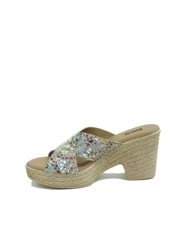 Sandalias Abertas Alpargatas Mulher RKS Multicolor 364096