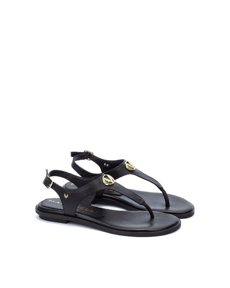 MARTINELLI Sandalias Abiertas Mujer Negro MAZZINI 1535 B006Z