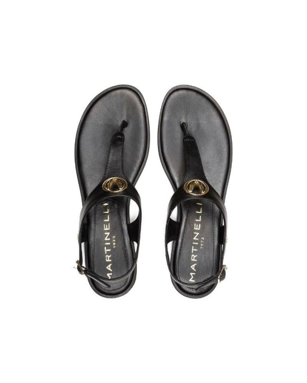 MARTINELLI Sandalias Abiertas Mujer Negro MAZZINI 1535 B006Z