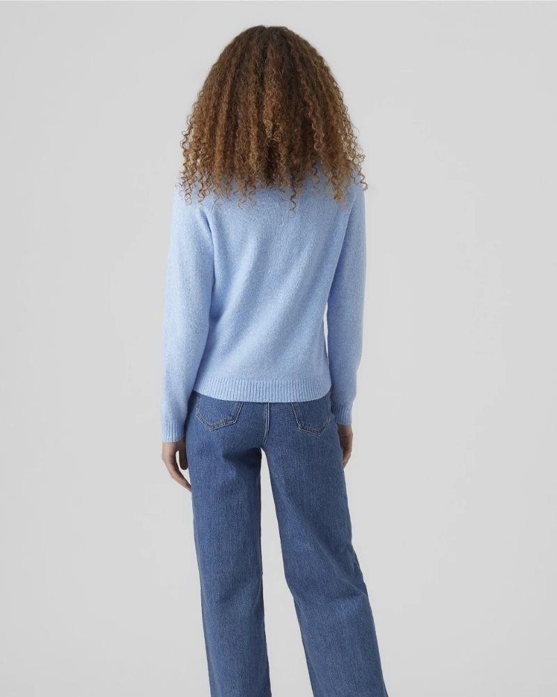 T-shirt manga comprida Mulher VERO MODA Azul 10201022 DOFFY