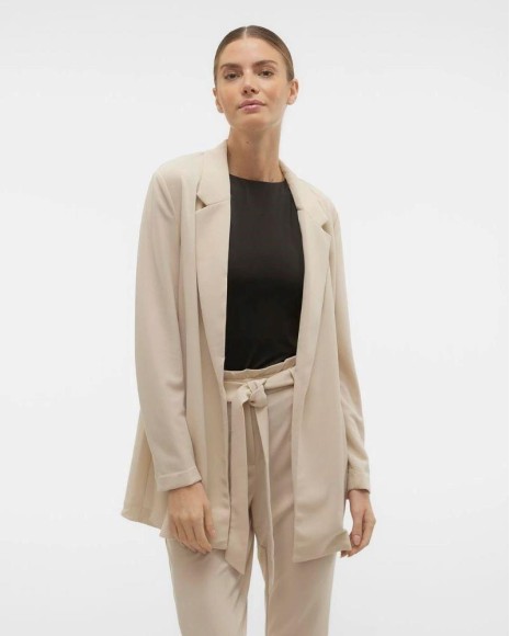 Camisola Manga Comprida Mulher VERO MODA Prata 10294482 LIVA