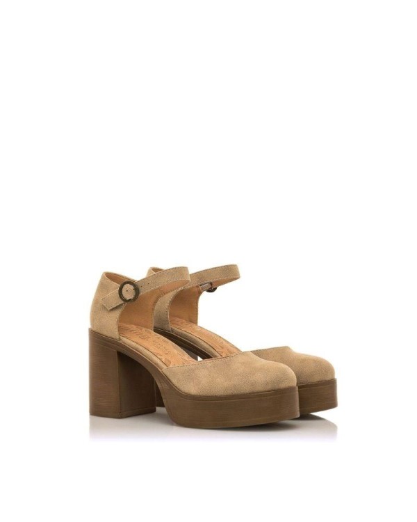 Sapatos Mustang com salto para mulher