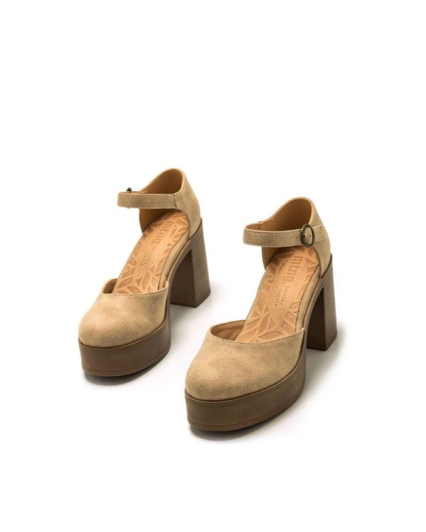Sapatos Mustang com salto para mulher