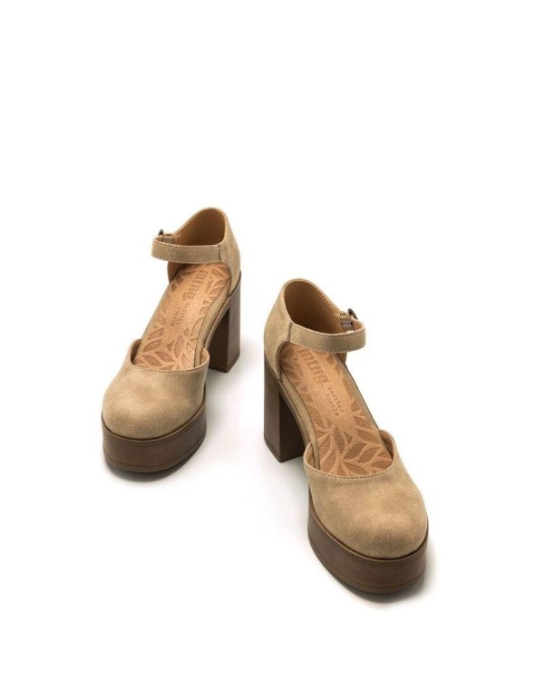 Sapatos Mustang com salto para mulher