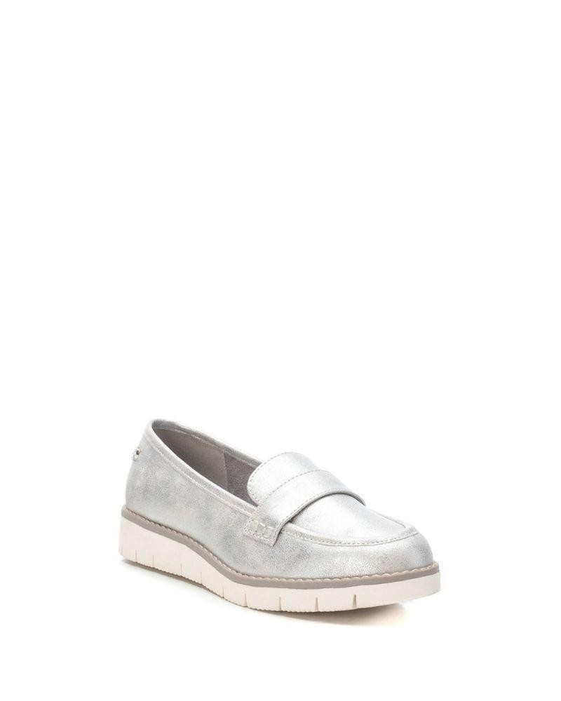 Zapatos Mocasines Bailarinas Mujer XTI Plata 142486