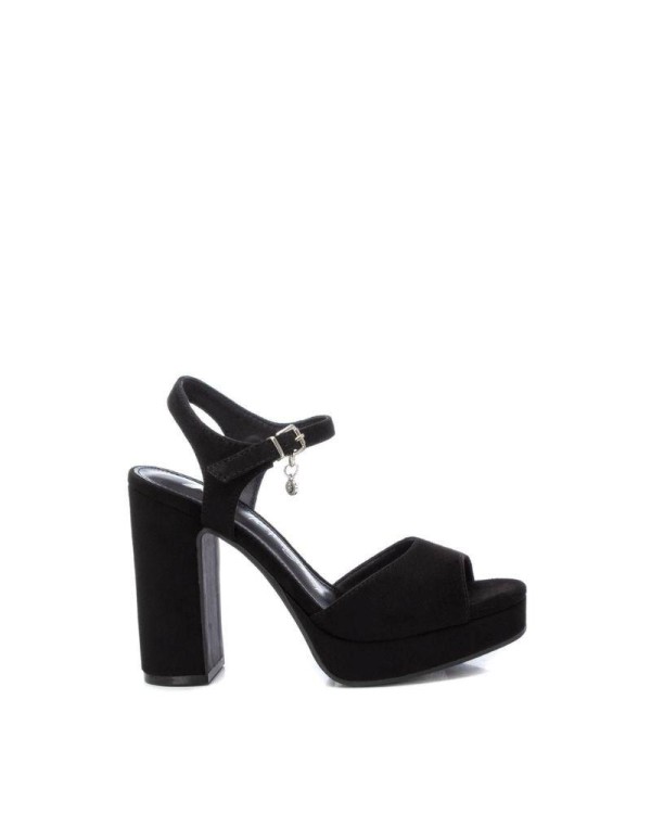 Sandalias con tacón negras Xti, clásicas y modernas