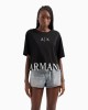 ARMANI EXCHANGE Camisetas Manga corta Mujer Negro 3DYTAG YJG3Z