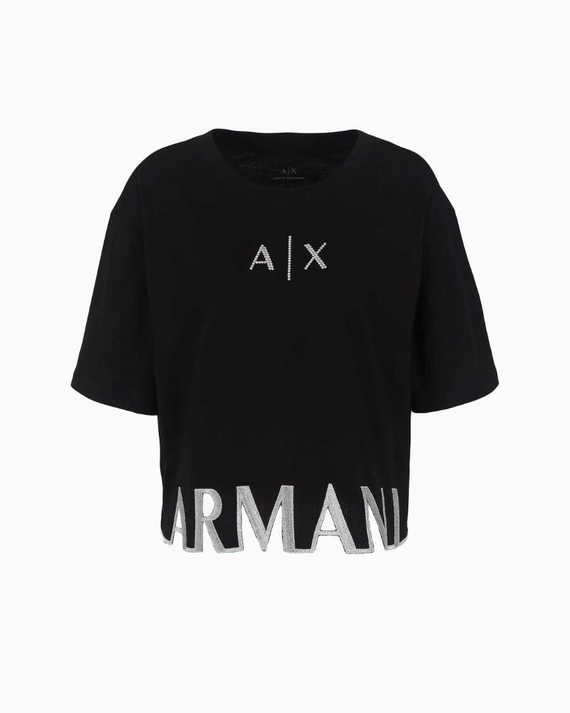 ARMANI EXCHANGE Camisetas Manga corta Mujer Negro 3DYTAG YJG3Z