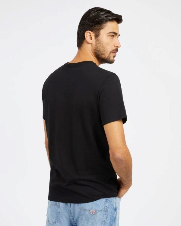 GUESS T-shirts Manga curta Homem Preto M4RI70K9RM1