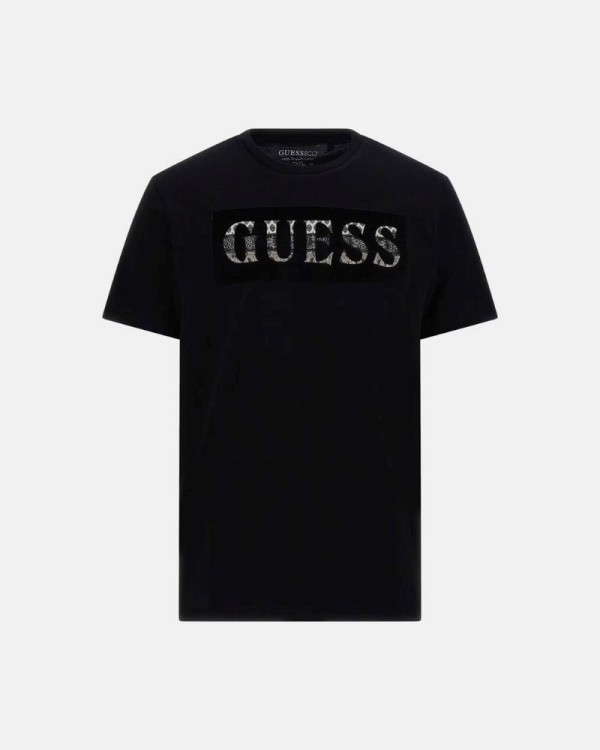GUESS T-shirts Manga curta Homem Preto M4RI70K9RM1