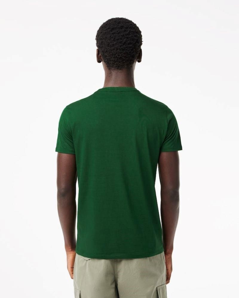 LACOSTE T-shirts Manga curta Homem Verde TH6709