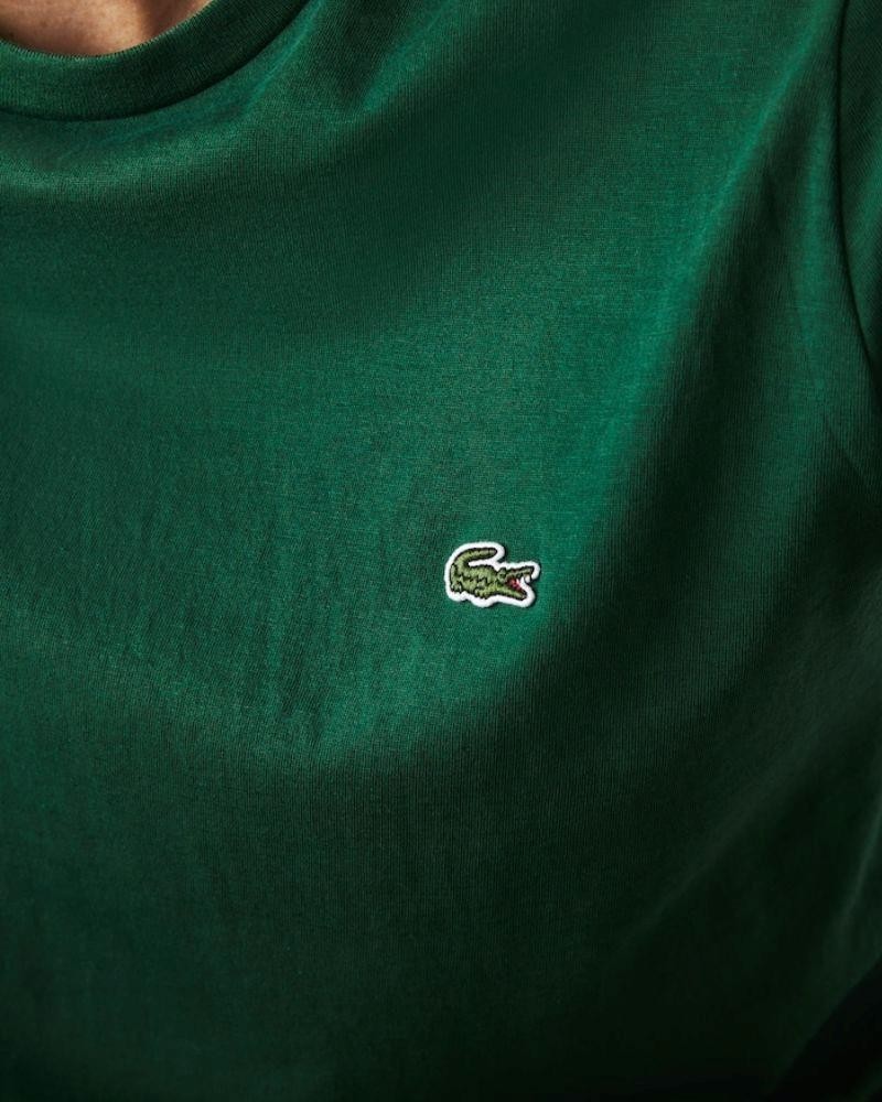 LACOSTE Camisetas Manga corta Hombre Verde TH6709