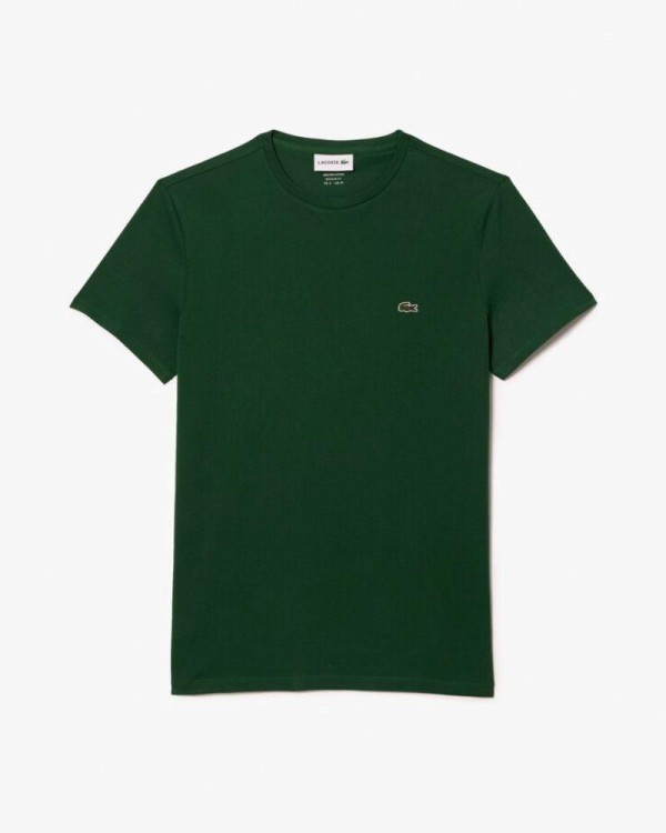 LACOSTE Camisetas Manga corta Hombre Verde TH6709