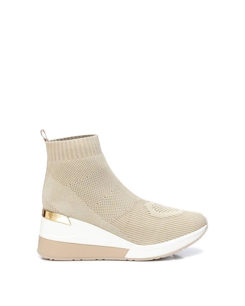 XTI Zapatillas Altas Mujer Beige 44514