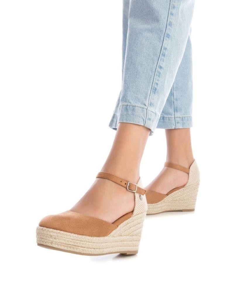  Sandalias Abiertas Alpargatas Mujer REFRESH Marrón 171942