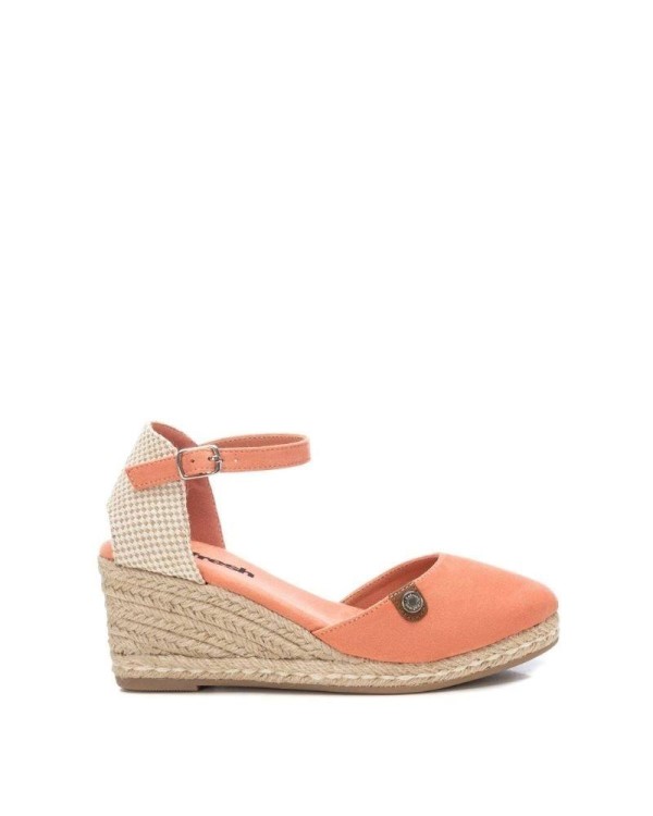 Refresh sandalias de cuña bailarinas color coral para chicas, vibrantes y modernas