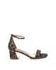 XTI Sandalias Fiesta Abiertas Mujer Animal Print 45282