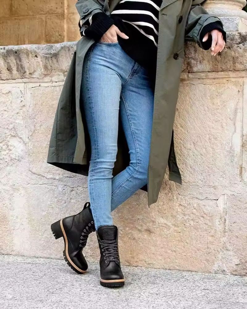 PANAMA JACK PT104332B002 PADMA B11 Botas Militares Mujer Negro