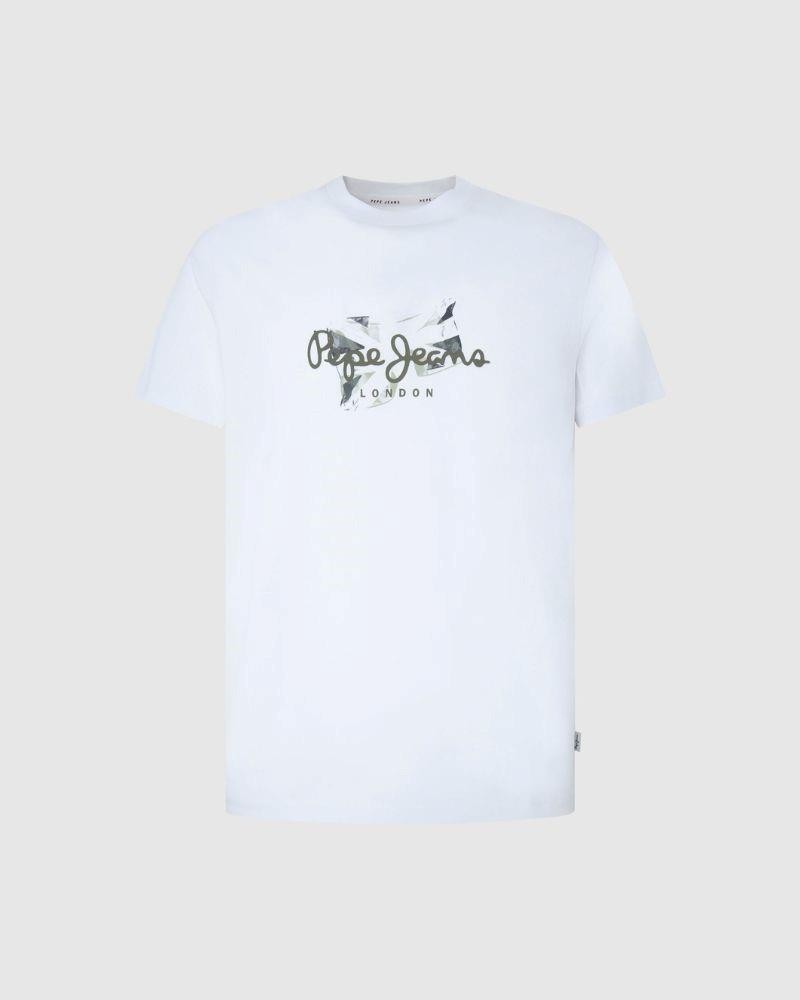 PEPE JEANS T-shirts Manga curta Homem Branco PM509208 COUNT