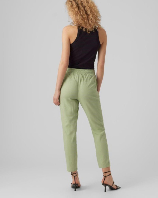 Calças Compridas Mulher VERO MODA Verde 10279691 JESMILO