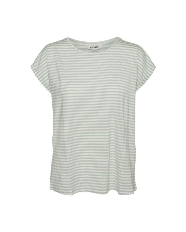 T-shirts Manga curta Mulher VERO MODA Verde 10284469 MAVA