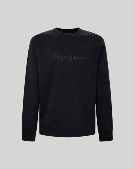  Sudaderas Sin capucha Hombre PEPE JEANS Negro PM582574 JOE CREW