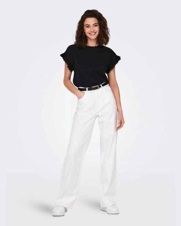 T-shirts Manga curta Mulher ONLY Preto 15255618 LIRIS