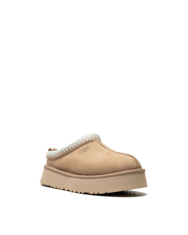 Sandálias UGG Pantufas De Pele Mulher Bege 1122553 TAZZ