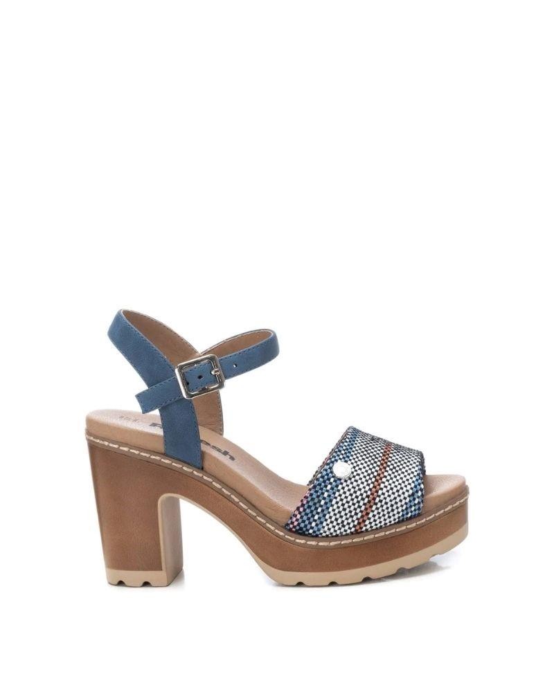 Sandalias Refresh azules de tacón, frescas y modernas