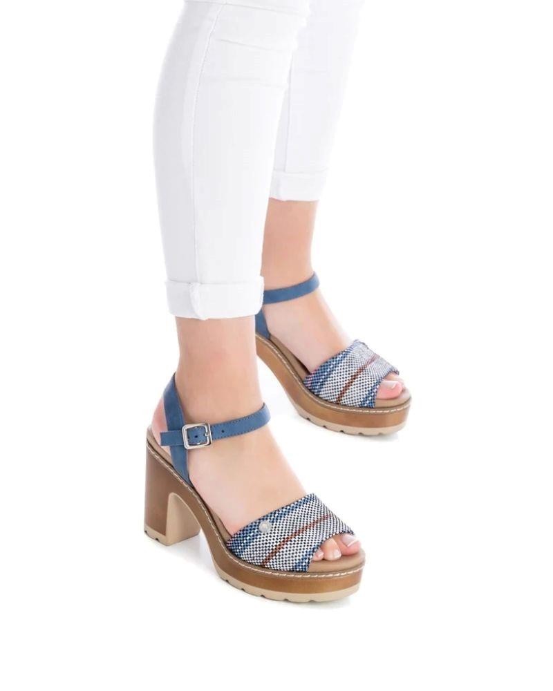 REFRESH Sandalias Abiertas Mujer Azul 170694