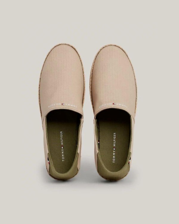 TOMMY HILFIGER Sapatos Alpargatas Homem Bege FM0FM04981