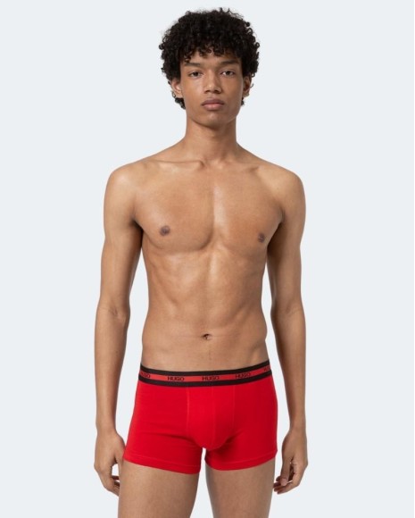 Cuecas Boxer Homem HUGO Vermelho 50469775