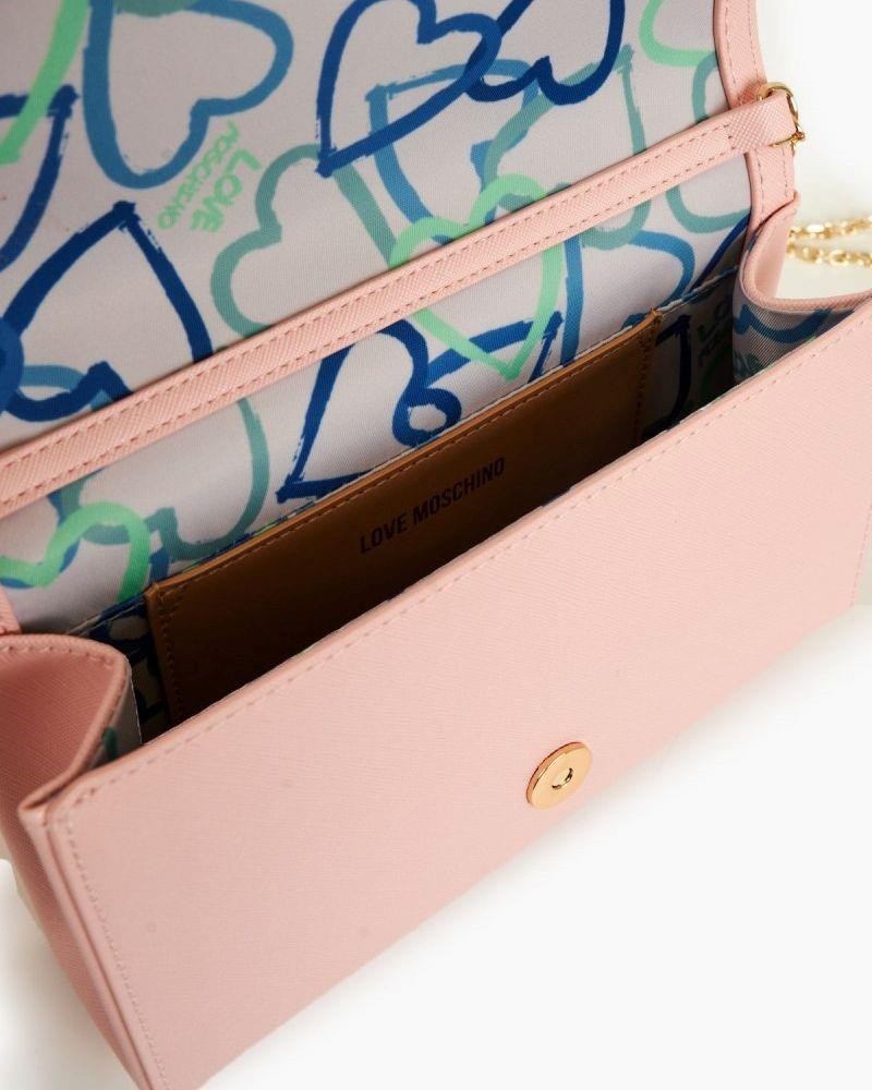 Love Moschino Bolsos Bandoleras Mujer Rosa JC4213