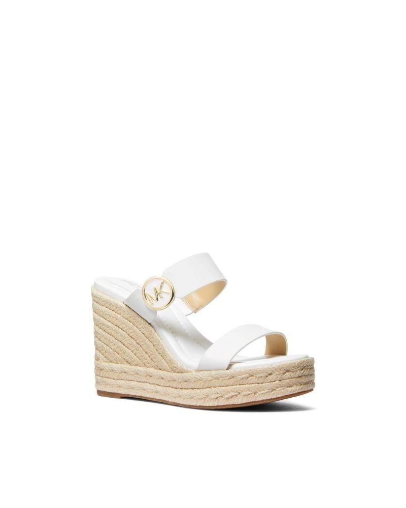 MICHAEL KORS Sandálias Abertas Alpargatas Mulher Branco 40S4LCMS3L