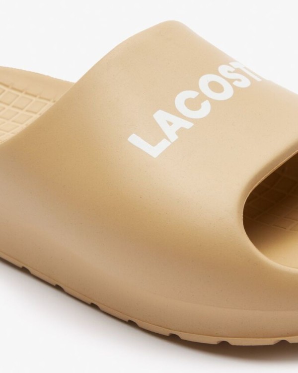  Sandalias Chancletas Mujer LACOSTE Marrón 47CFA0020 SERVE SLIDE