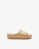  Sandalias Chancletas Mujer LACOSTE Marrón 47CFA0020 SERVE SLIDE