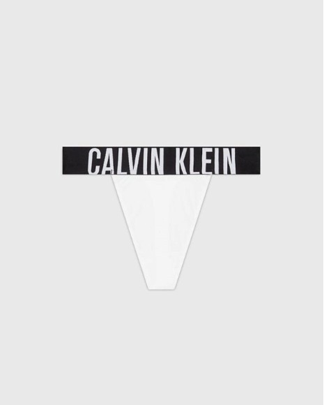 Roupa Interior Parte de Baixo Mulher CALVIN KLEIN Branco 000QF7638E100 Fio Dental