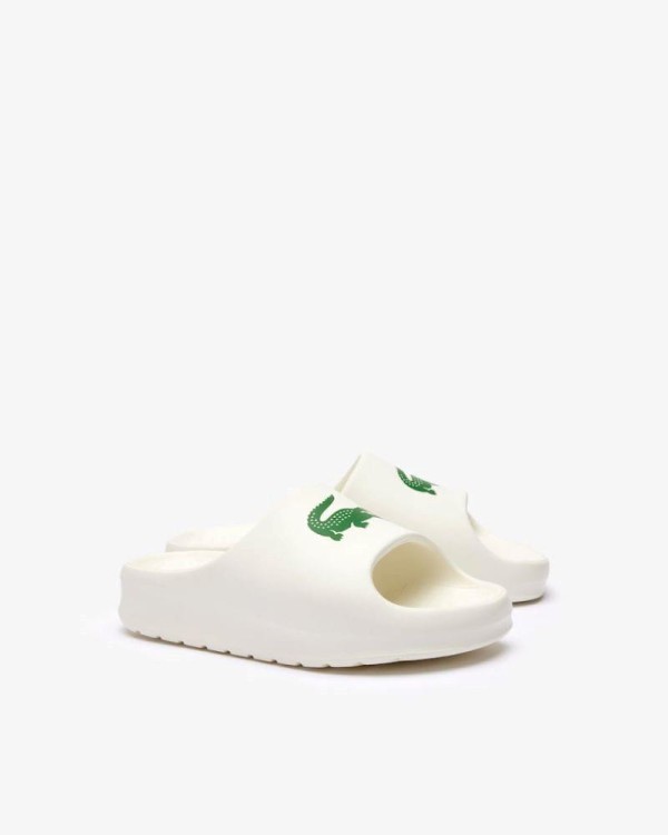 Sandálias Abertas Chinelos Mulher LACOSTE Branco 46CFA0028 SERVE SLIDE